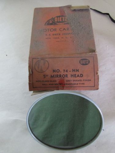 Dietz no. 74 - hn 5&#034; automobile mirror head new old stock in the original box !