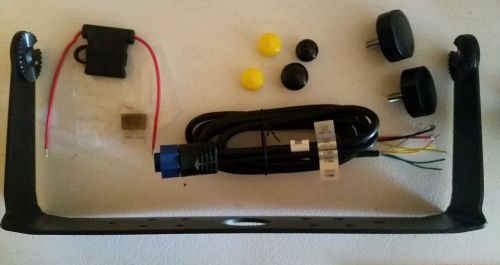 Lowrance gen2 9&#034; touch mounting bracket assembly power cable fishing
