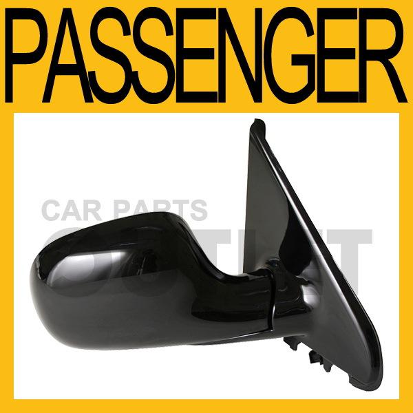 1996-2000 caravan voyager right side mirror manual foldable semi gloss no remote