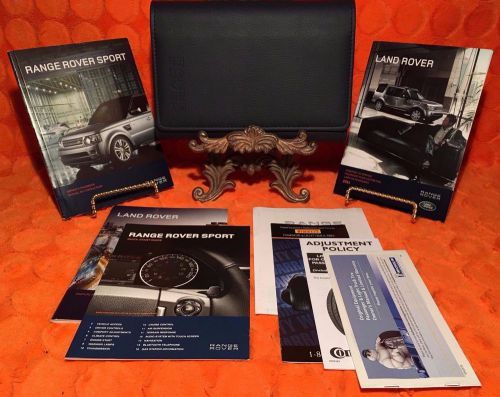 2011 range rover sport owners manual set 11 + navigation ◻hse supercharged suv◻