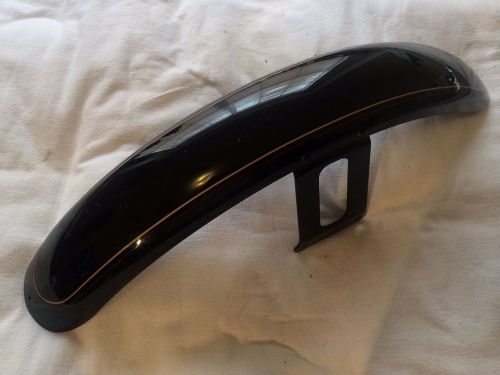 Harley-davidson front fender black oem harley (rb)