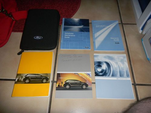 2010 ford edge owners manual set + free shipping