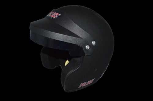 New rjs racing helmet medium matte black sa2015 open face off road sa 2015