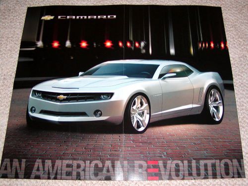 Camaro poster / brochure - gm issued - nos - a very rare find!