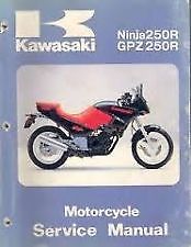 &#039;86~&#039;87 kawasaki ninja 250r(gpz250r) service manual