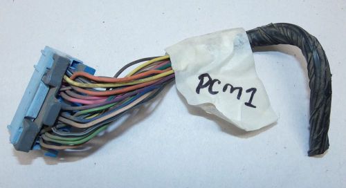 1999 chevy c3500hd gmc 6.5l ecm pcm computer control wire harness &amp; plug (pcm1)