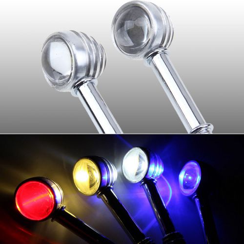 2x motorcycle led turn signals blinker light indicator fit honda yamaha suzuki