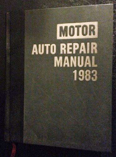 1983 motor auto repair manual hb book