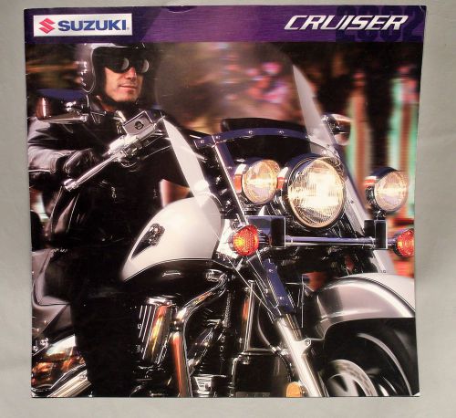 2002 suzuki cruiser motorcycle brochure - intruder, marauder, savage, gz250