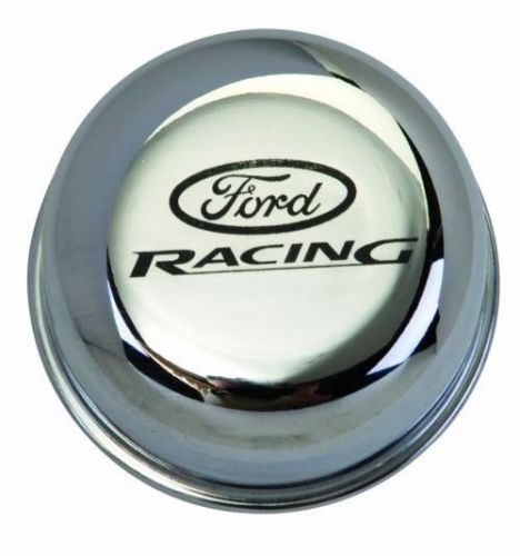 Ford racing chrome push in oil filler cap breather open crankcase m-6766-frnvch