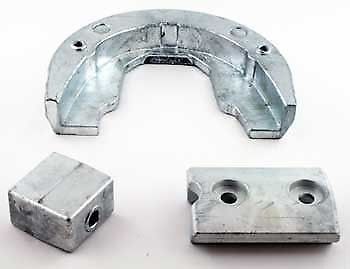 Zinc anode kit zinc anode for omc stringer outdrive new military grade zinc