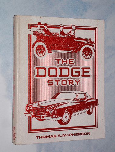 &#034;the dodge story&#034; hardback book 1914-1975 custom muscle hotrod gasser