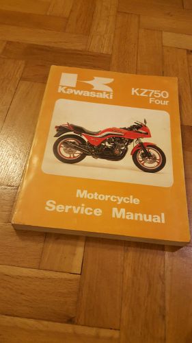 Kawasaki kz750 four, motorcycle service manual, 1983, 99924-1021-04