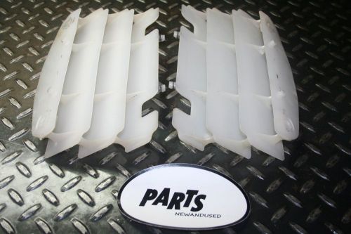 2004 kawasaki kx250f plastic radiator guards