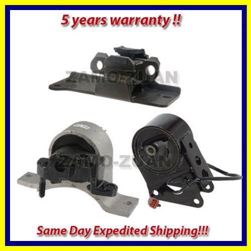 Engine motor &amp; trans mount set 3pcs for 03-07 nissan murano 3.5l 2wd w/ sensor