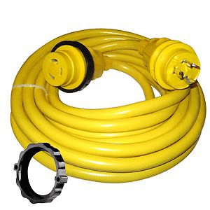 New marinco 35spp 30 amp power cord plus cordset - 35 - yellow