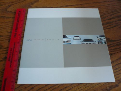 2001 i30 qx4 2002 q45 g20 infiniti sales brochure