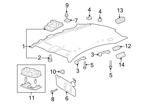 Ford oem interior grab bar 8a5z5431406bb image 3