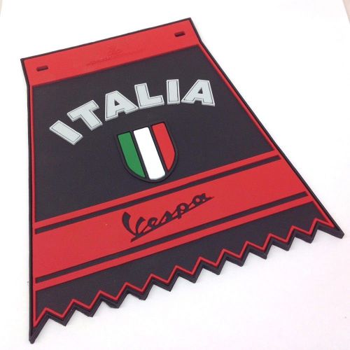 Vespa piaggio aftermarket rubber mud flap splash guard thick 3d italia vespa