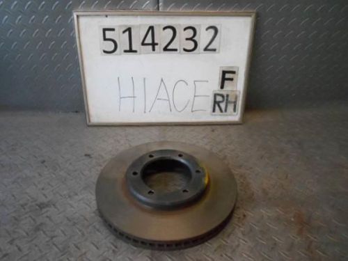 Toyota hiace 1998 front disc rotor [3244390]