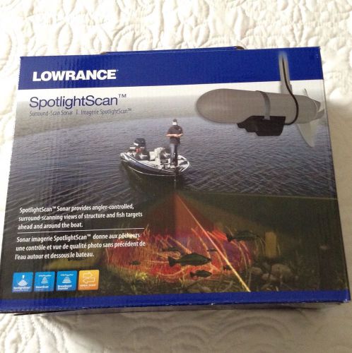 Lowrance spotlightscan surround-scan sonar