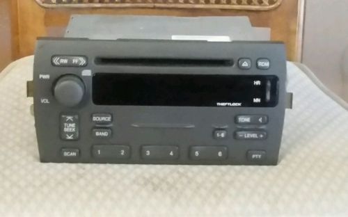 02 03 04 05 cadillac deville; am fm radio receiver stereo cd player, tested