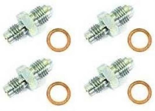 Brake fitting 10mm -4an to metric caliper 4 pack imca