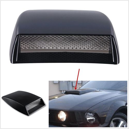 Car front bonnet hood decorative 3d simulation air flow intake scoop vent cover