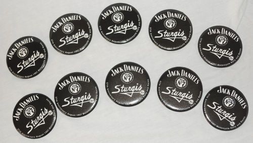 10   1997 harley davidson motorcycle sturgis rally jack daniel&#039;s button pin