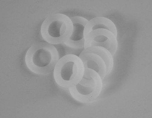 14mm white poly drain plug washer / gaskets - 10 pieces