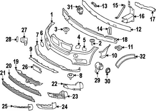 Bmw 51117308057 genuine oem strut