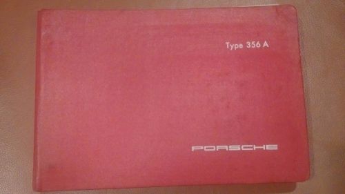 1957 porsche 356 a 356a gs carrera speedster spare parts catalog iii manual