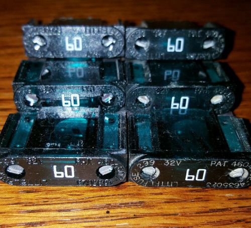 60 amp maxi style fuse (6 pack) auto audio marine