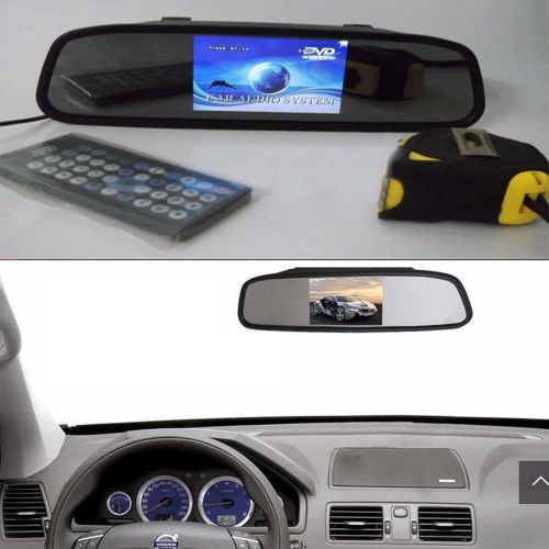 4.3&#034; screen tft car lcd rear view rearview dvd mirror monitor backup camera