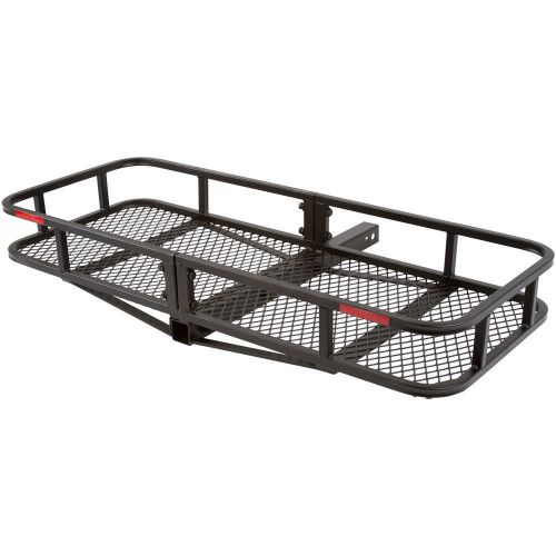 48&#034; cargo carrier 2&#034; hitch-mount luggage storage rack hauler basket ccb-4820-dlx