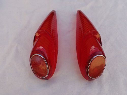 Dkw auto union 1000 &amp; 1000 s models tail light lens set new !!!!!!!!