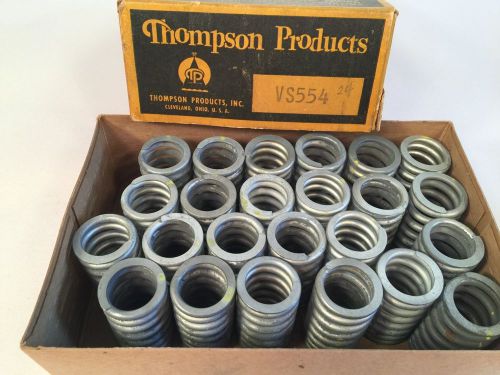 24 nos - valve springs vs554 -thompson 1 1/4&#034;od 21/16&#034;id 2&#034;l 1/8&#034;d