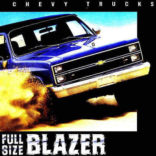 1984 chevy blazer brochure-chevy blazer c/k 10-4x4