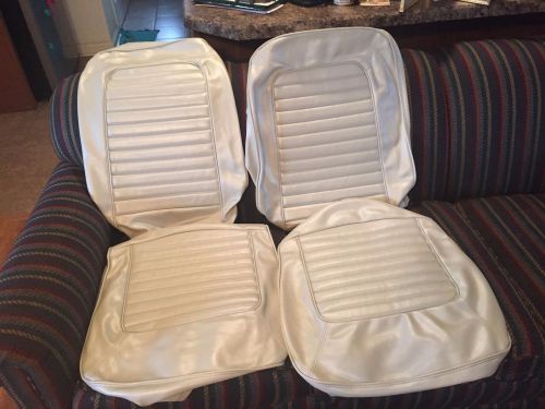 1964-66 mustang pearl white bucket seat covers