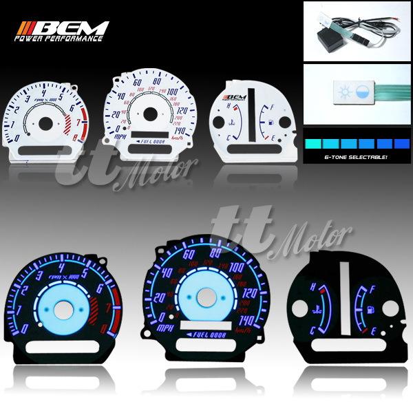 Deal 97 98 99 00 01 toyota camry reverse indiglo glow gauges