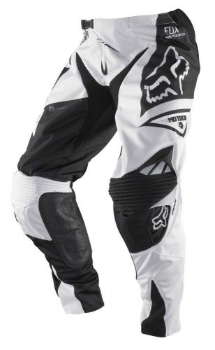 Size 28 white 360 machina fox racing pants pant motocross dirtbike mx atv 2013