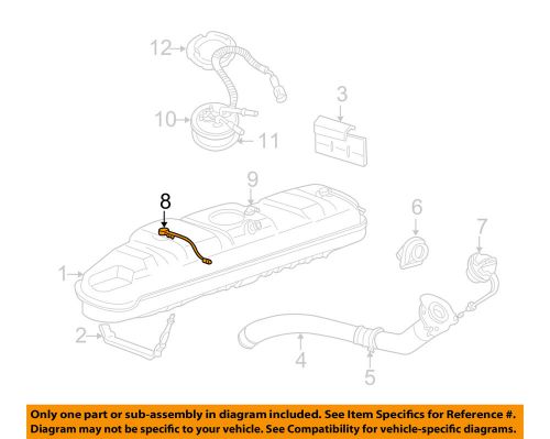 Ford oem 99-10 e-350 super duty-fuel tank vent valve f7uz9b593ba