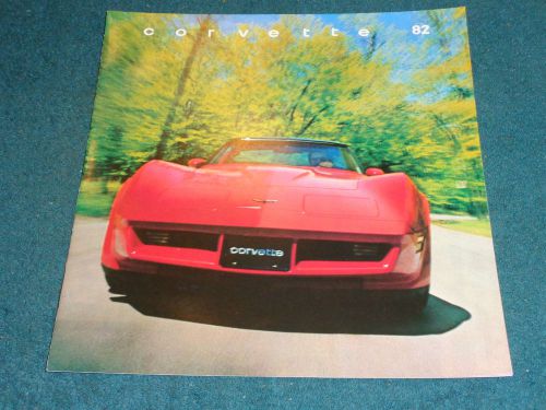 1982 chevrolet corvette sales brochure /  original catalog!!!