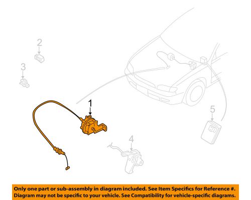 Nissan oem 98-01 altima cruise control-servo 189109e000