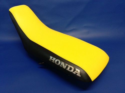 Honda trx400ex seat cover 1999-2007 in 2-tone yellow &amp; black  (honda sides)