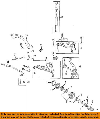 Toyota oem-front bushings 4863260010