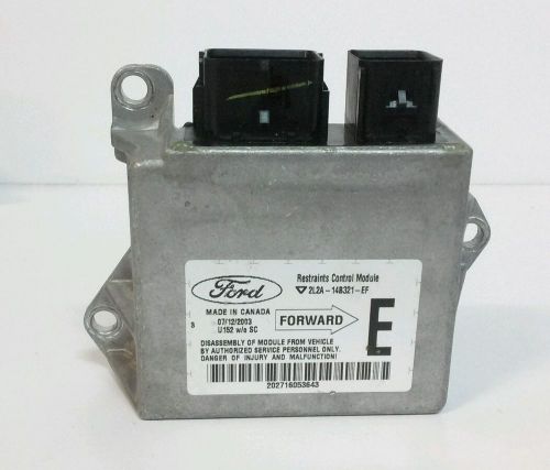 Ford oem acm acu airbag control module sensor 2l2a-14b321-ef