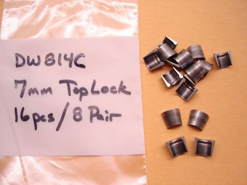 16 nascar del west titanium 7mm top lock retainer valve locks keepers dw814-c