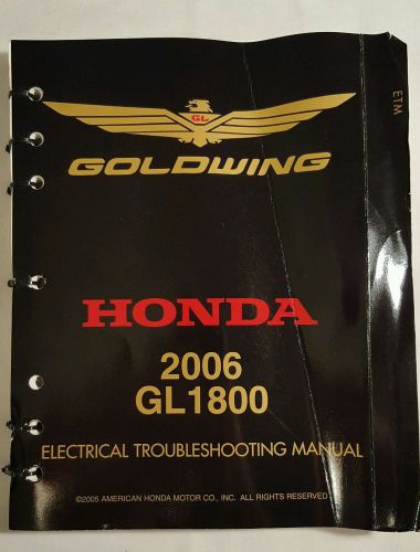 2006 honda gl1800 goldwing electrical troubleshooting manual oem 61mca50