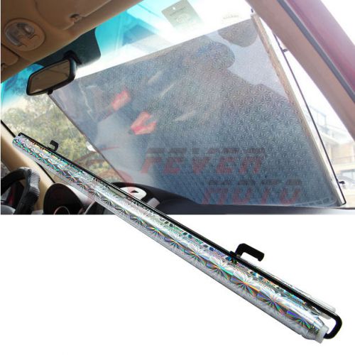 New bling auto rollable resractable handy block window sun vior windshield fm